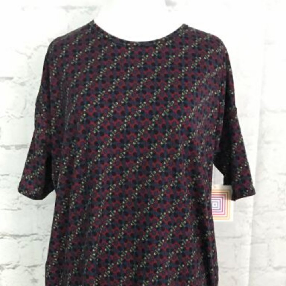 NWT Lularoe Irma Short Sleeve Top Blouse Shirt